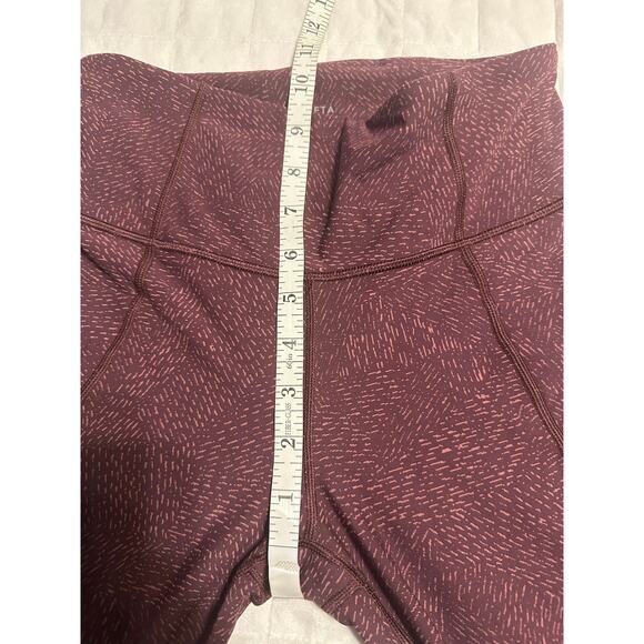 Athleta Salutation Stash Pocket Tight Leggings Women's Size XS Purple Athleisure - Picture 7 of 7
